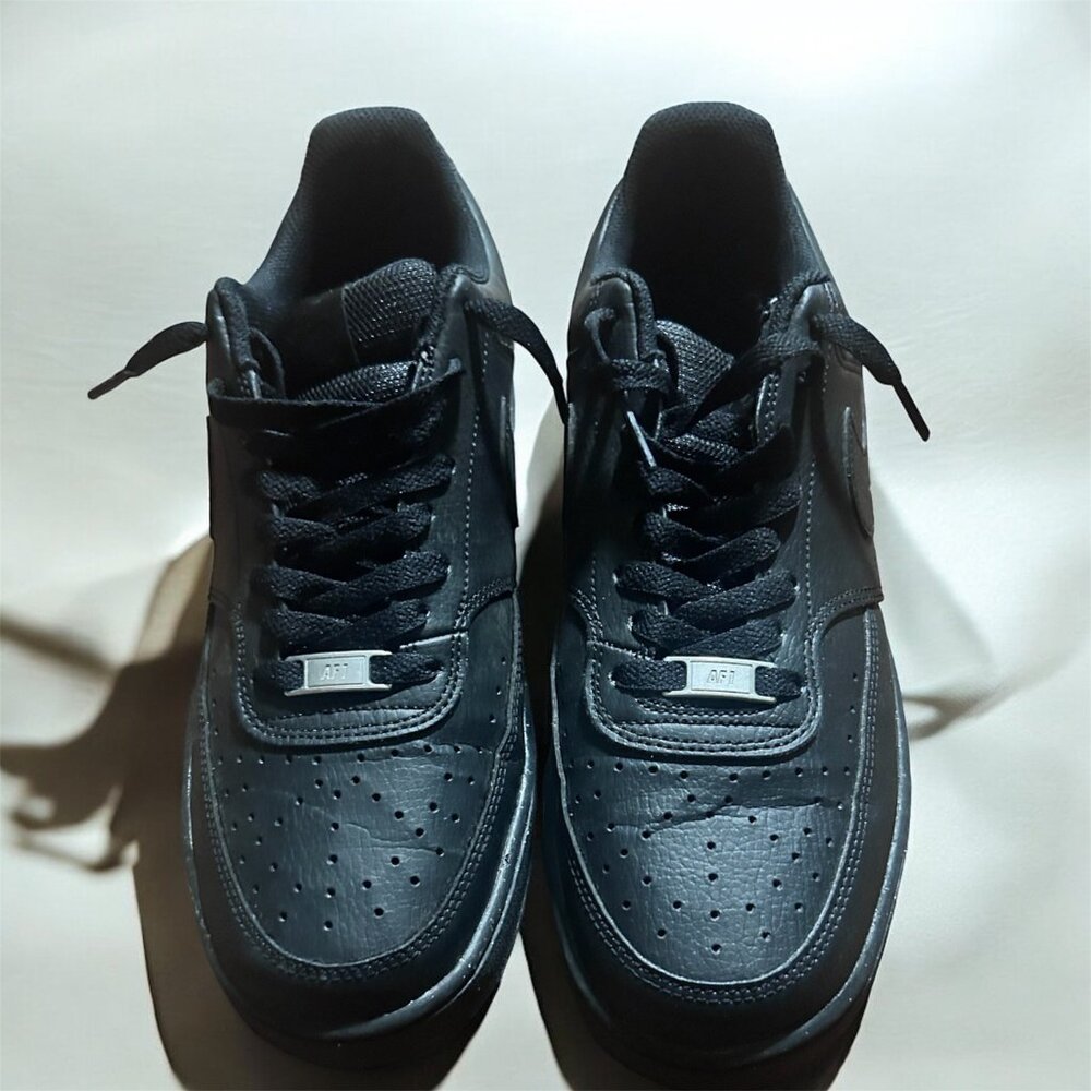 Nike court vision black shoes for men